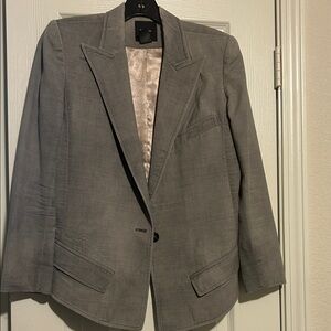 Smythe Classic Gray Blazer Distressed